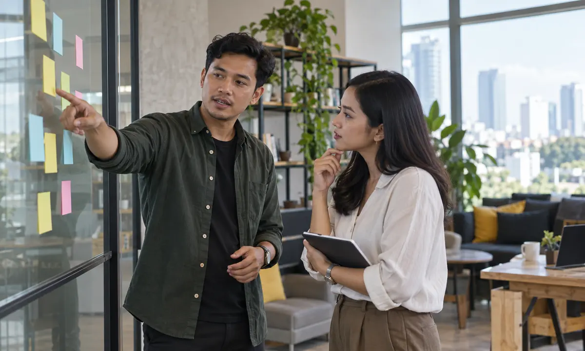Profesional Indonesia membahas rencana pemulihan untuk proyek yang terlambat