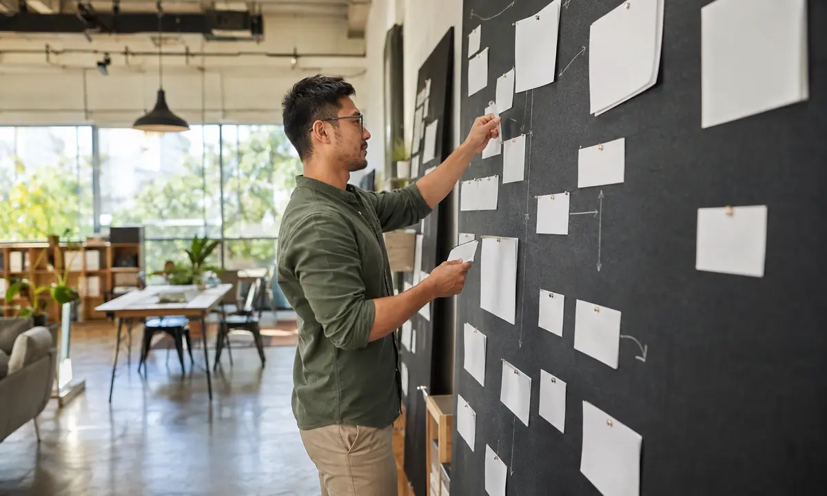 Profesional Indonesia memetakan keyword job description untuk CV ATS bahasa Inggris
