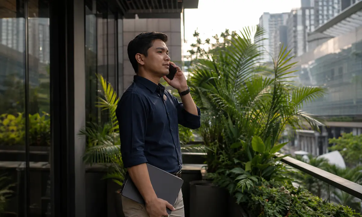 Profesional Indonesia menyiapkan reference check melalui telepon